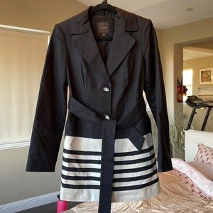 B&W cool coat (cotton/spandex)